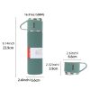 1 Set Stainless Steel Thermal Cup; Double Layer Leakproof Insulated Water Bottle; Keeps Hot And Cold Drinks For Hour