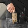 9mm/.40 Caliber MOLLE Single or Dual Stack Adjustable Open-Top Pistol Mag Pouch Compatible w/ Various MOLLE Tactical Belts